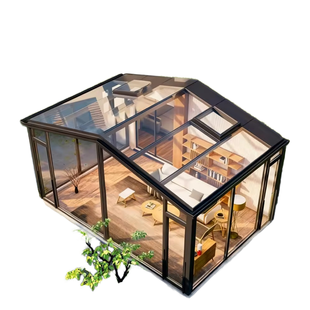 Aluminum Alloy Sliding Door Villa Garden T...