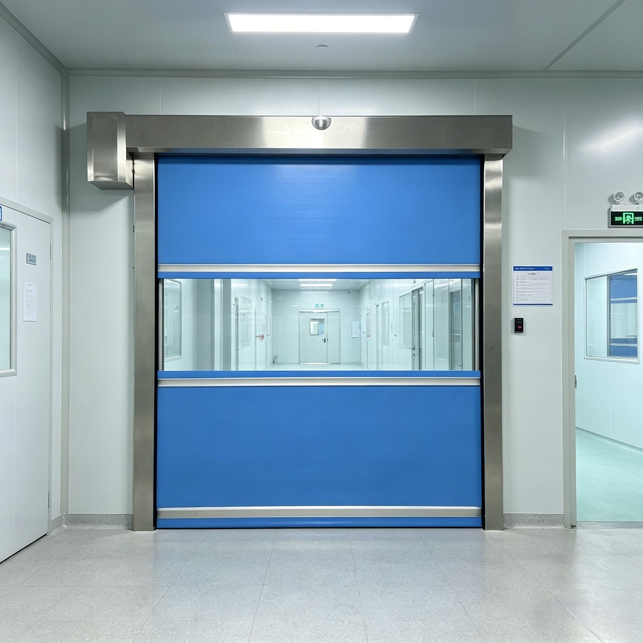 Rolling PVC Roller Door Vision Panel Indus...