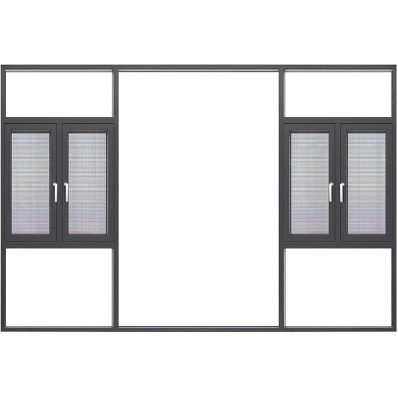 Aluminum Alloy Glass Modern Finished Flush...